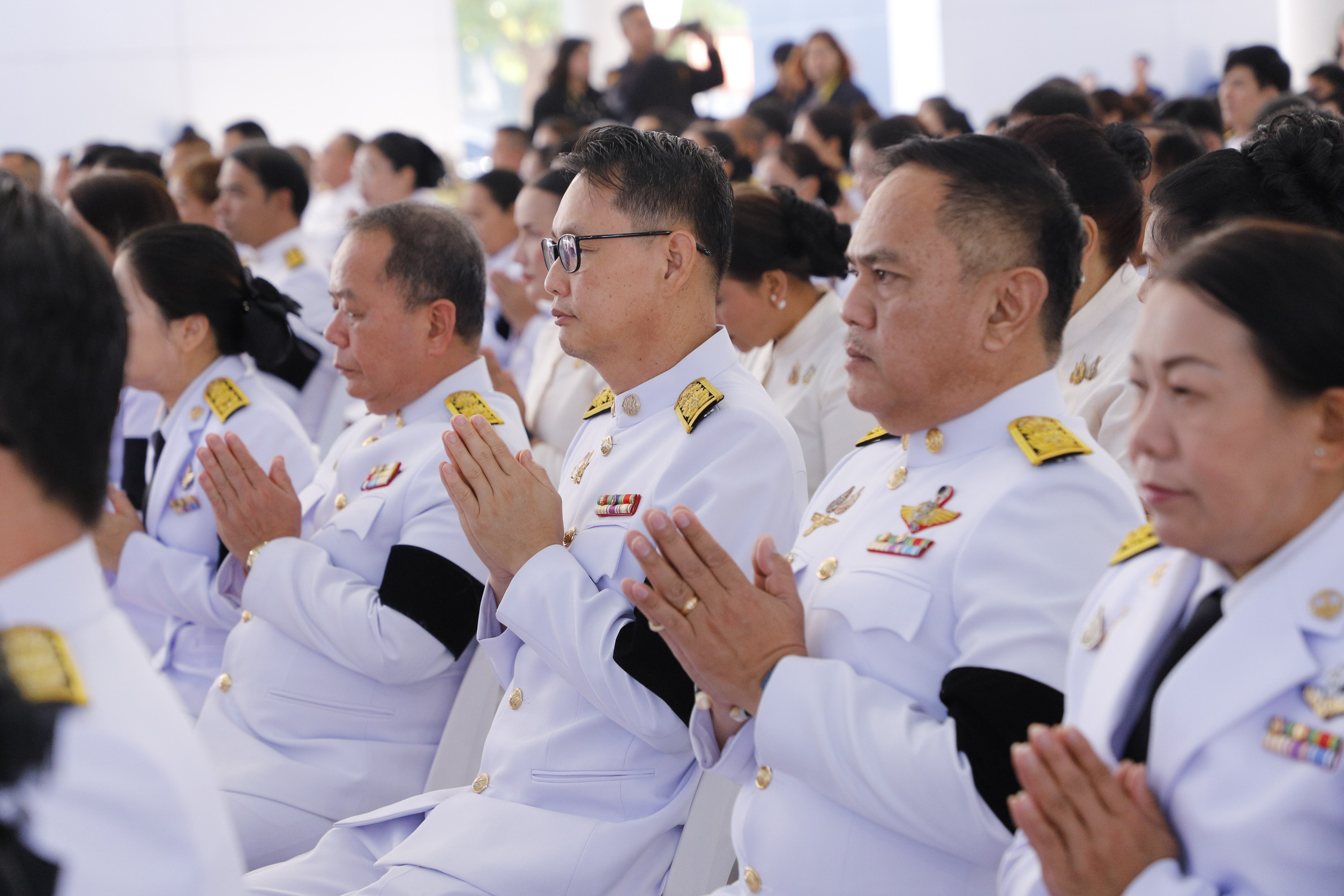 title - วันที่ 6 เมษายน 2569 นายประเสริฐ กาญจนเกียรติกุล ปฏิรูปที่ดินจังหวัดบุรีรัมย์ พร้อมด้วยเจ้าหน้าที่ ส.ป.ก.บุรีรัมย์ ร่วมรัฐพิธีวันที่ระลึก 